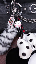 Vampire Teddy Keychain