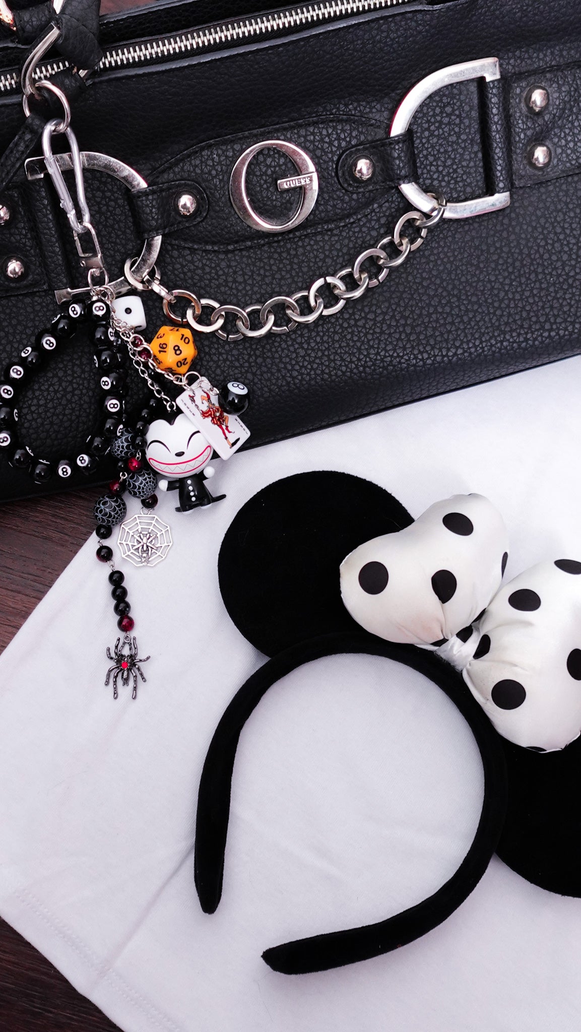 Vampire Teddy Keychain