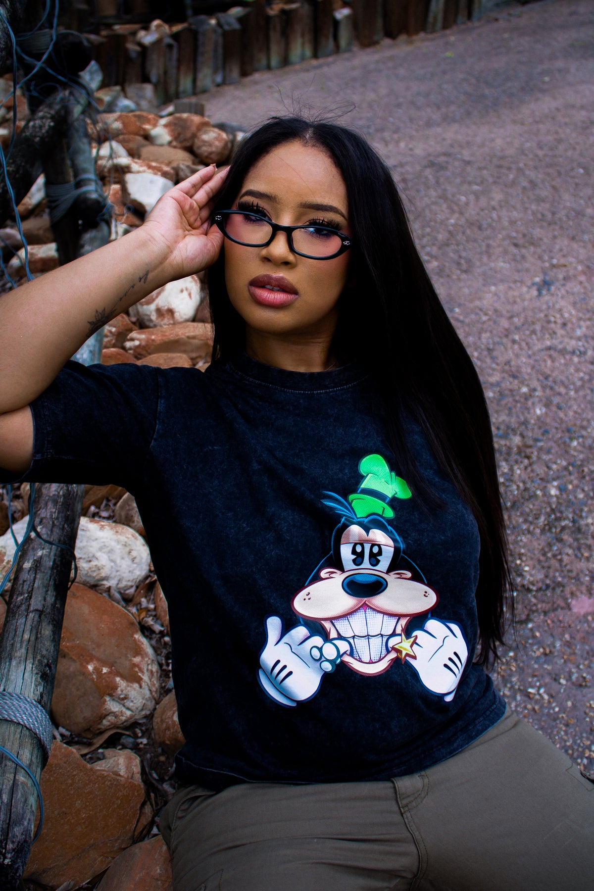 Gleeful Goofy Tee